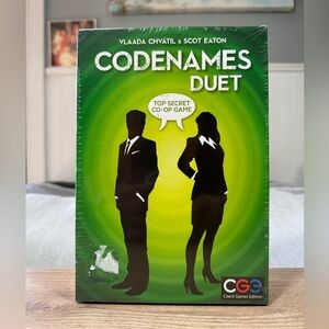 Codenames Duet Co-Op 2 Player Board Game Czech Games Edition Spies New Sealed